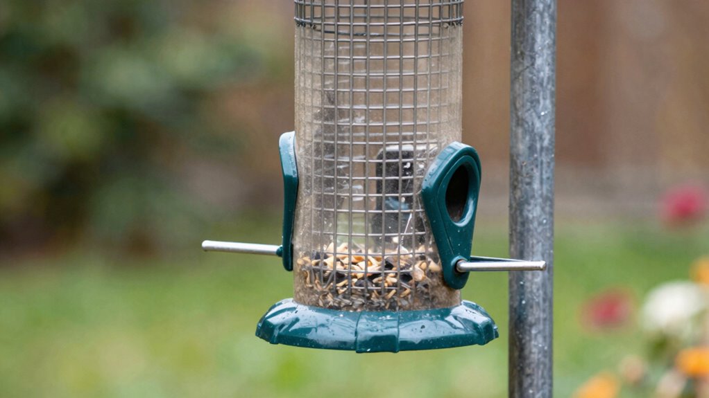 squirrel proof bird feeder features