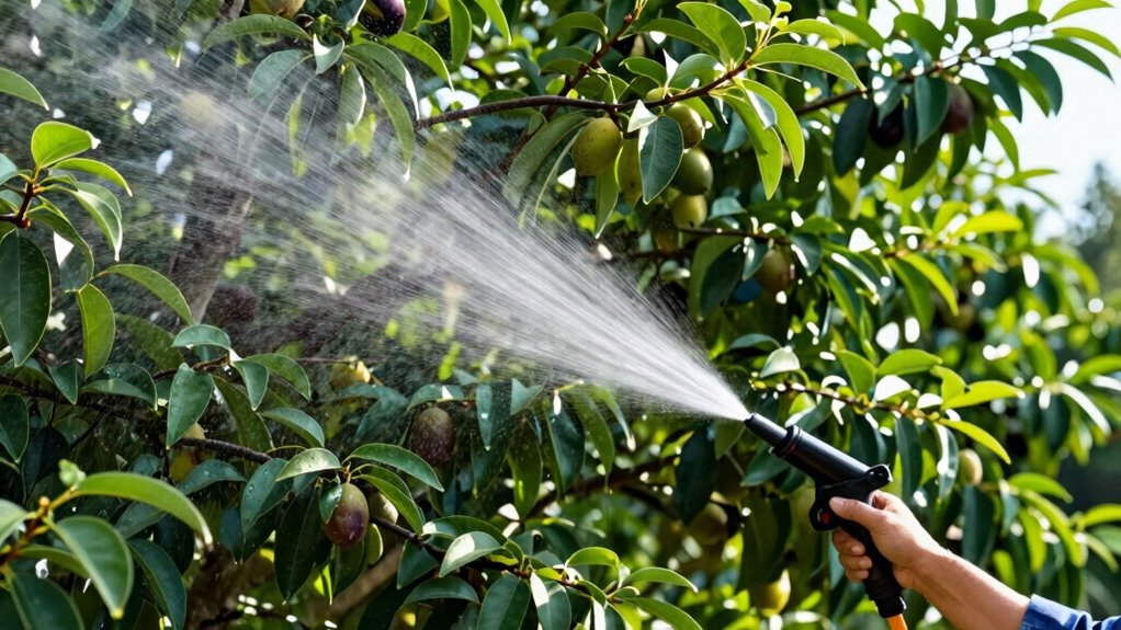 steady targeted calibrated spraying