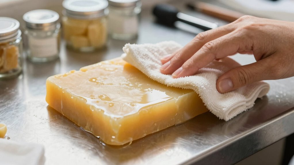 store wax properly and clean