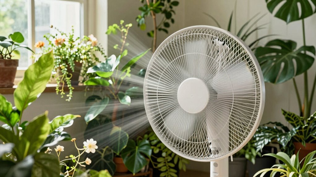 strategic gentle airflow circulation