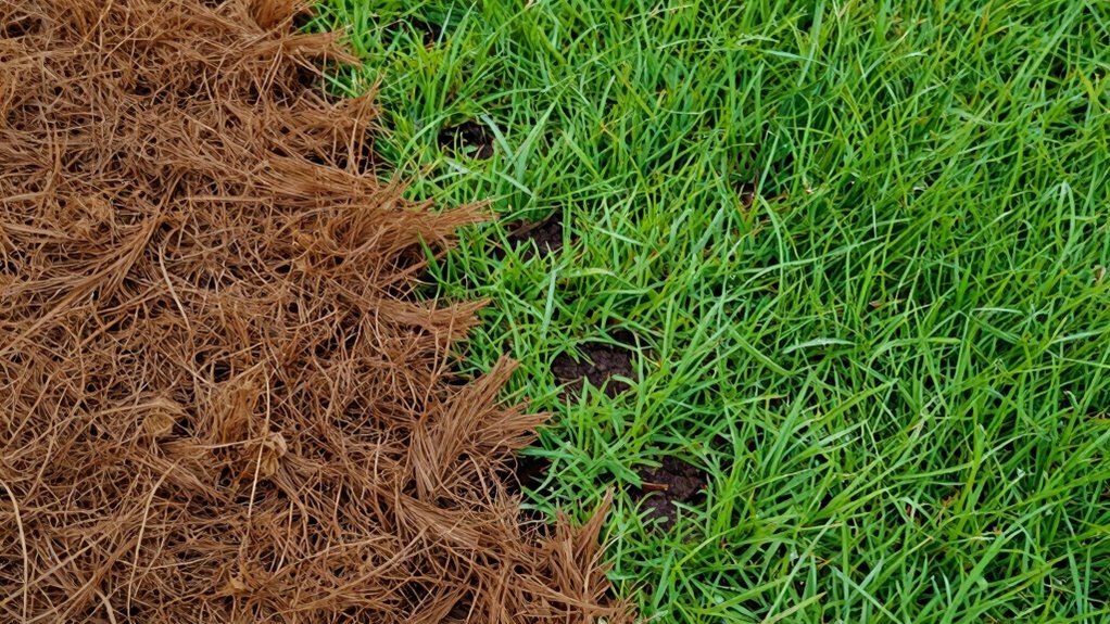 thatch buildup hinders lawn health