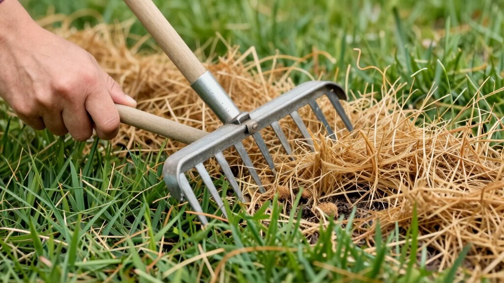 thatch buildup indicates poor health