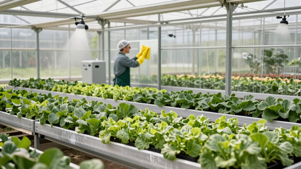 thorough surface disinfection routine