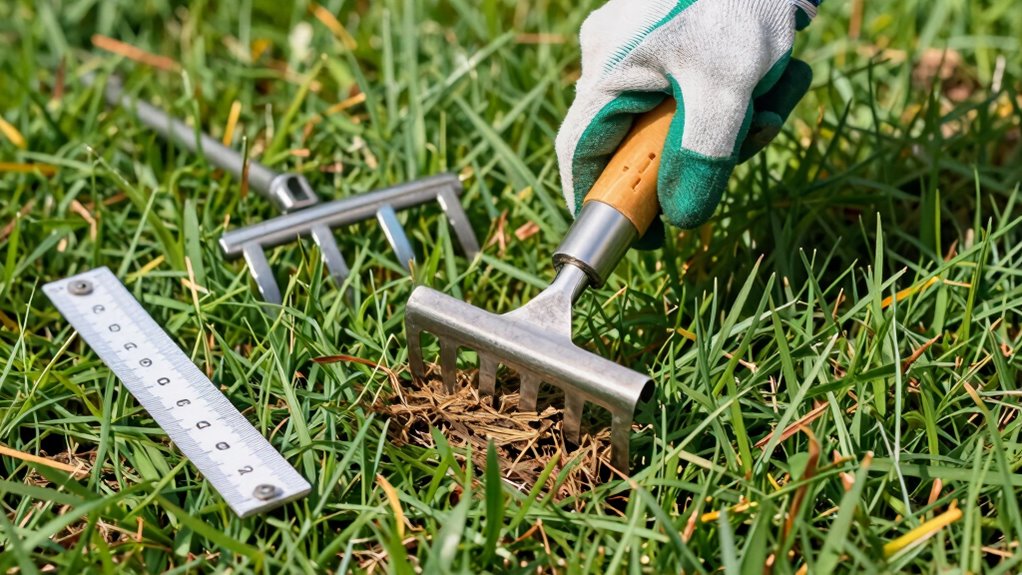tools for measuring thatch