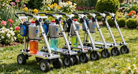 top battery sprayer carts