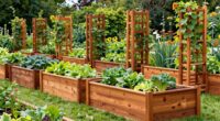 top cedar garden bed kits
