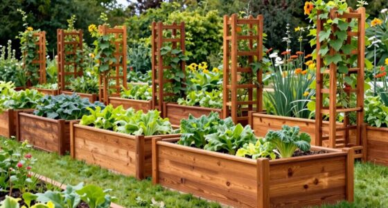top cedar garden bed kits