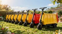 top electric dump carts