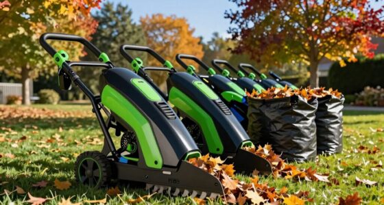 top electric leaf shredder mulchers