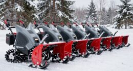 top electric start snow blowers
