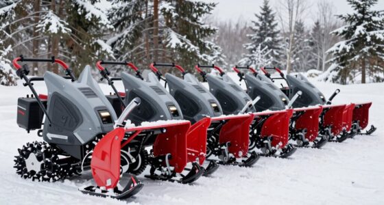 top electric start snow blowers