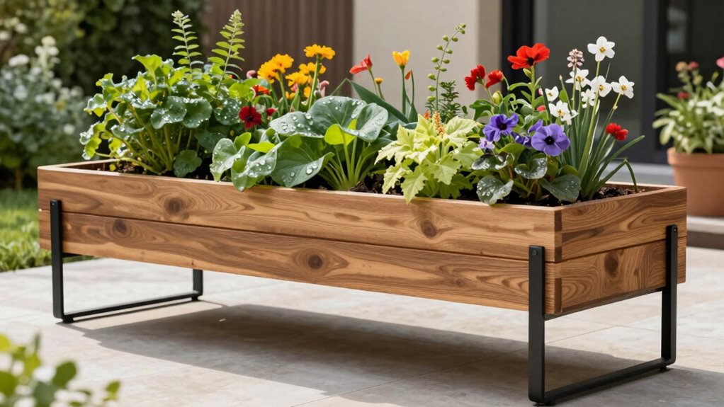 top elevated garden bed