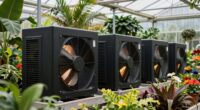 top greenhouse heating fans
