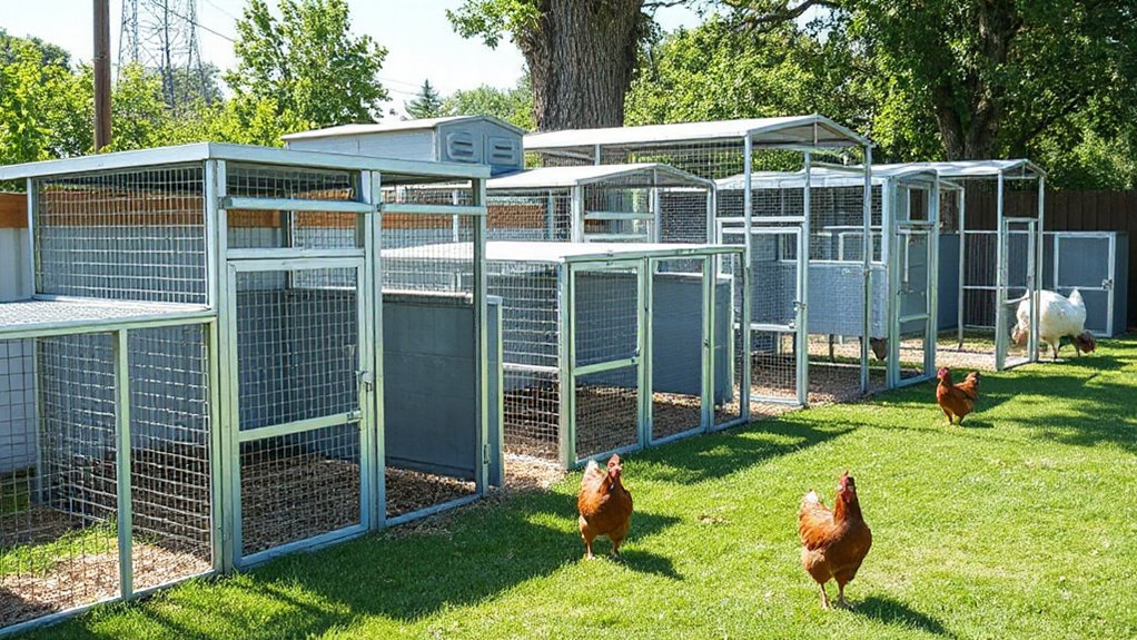 top heavy duty chicken run enclosures