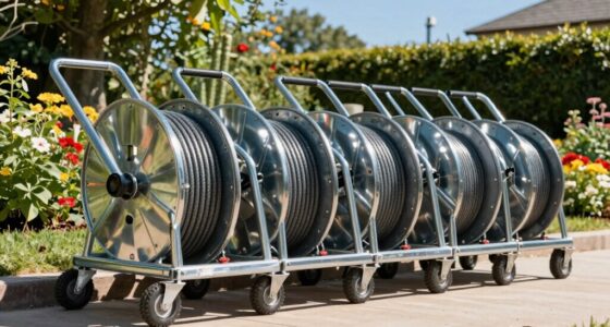 top heavy duty hose reels