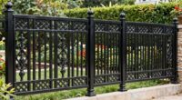 top heavy duty metal fence panels