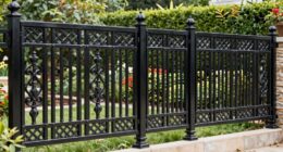top heavy duty metal fence panels