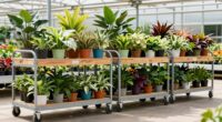 top heavy duty plant carts
