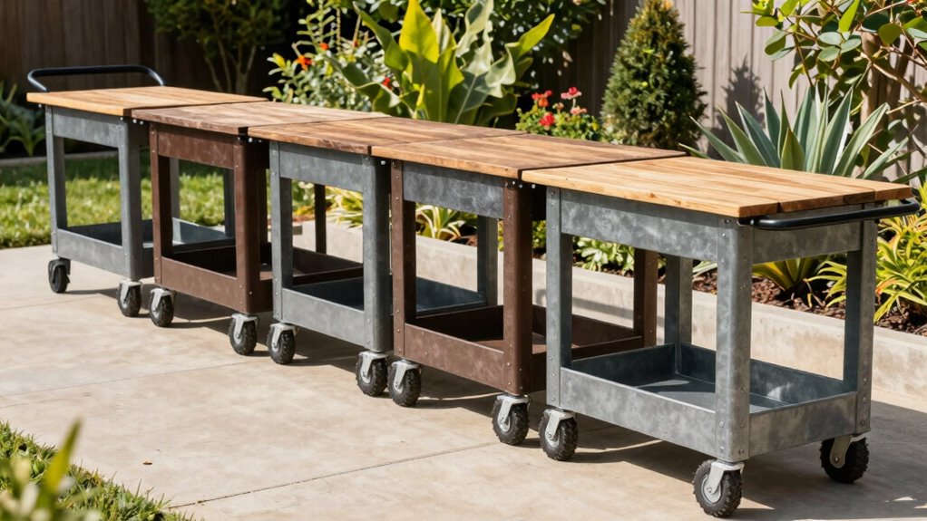 top heavy duty potting carts