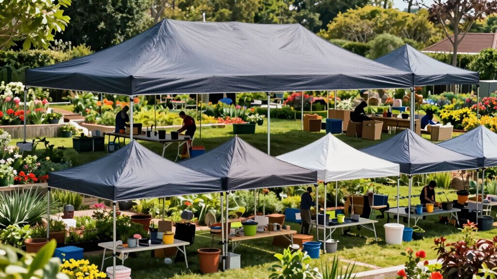 top heavy duty shade tents