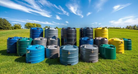 top large capacity rainwater tanks