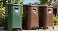 top large dual chamber composters
