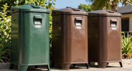 top large dual chamber composters