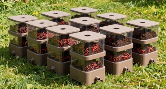 top large worm compost bins