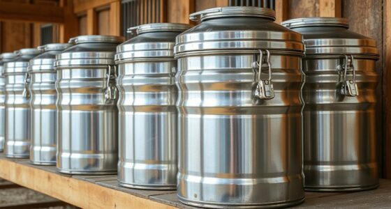 top metal rodent resistant feed containers