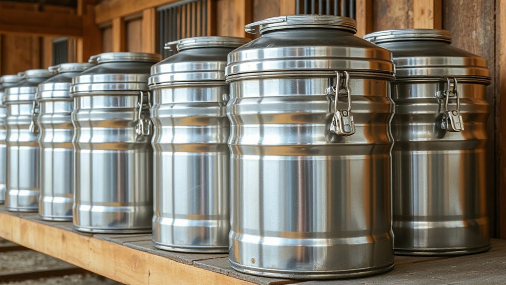 top metal rodent resistant feed containers