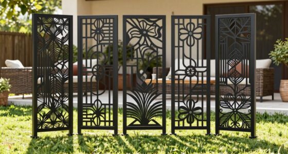top outdoor metal privacy panels