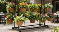 top patio hanging basket systems