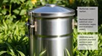 top rodent resistant steel compost bins