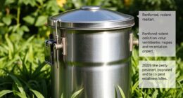 top rodent resistant steel compost bins