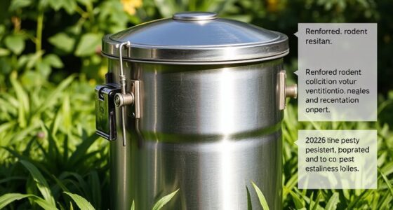 top rodent resistant steel compost bins