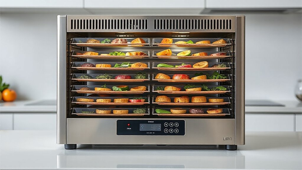 top stainless steel dehydrator