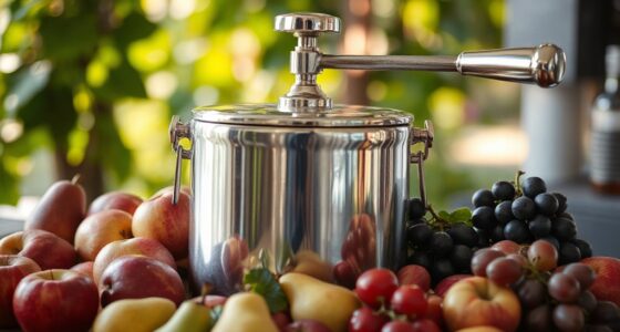 top stainless steel fruit press