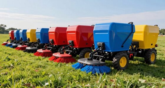 top tow behind leaf sweepers