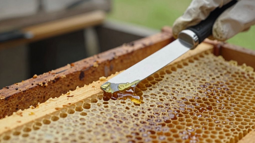 traditional gentle honey harvesting