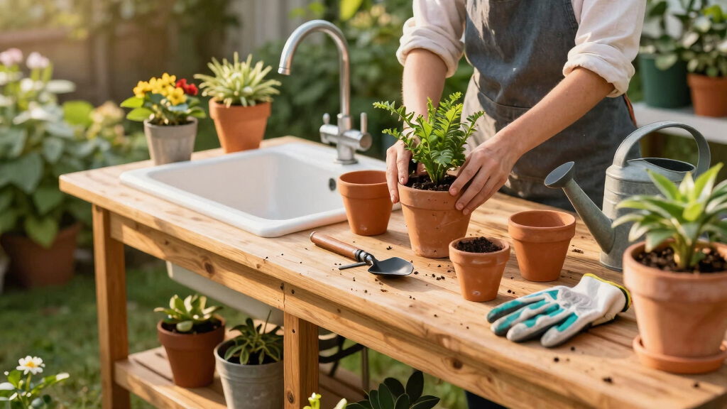 8 Best Potting Bench With Sink And Storage In 2026
