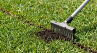 add topsoil carefully