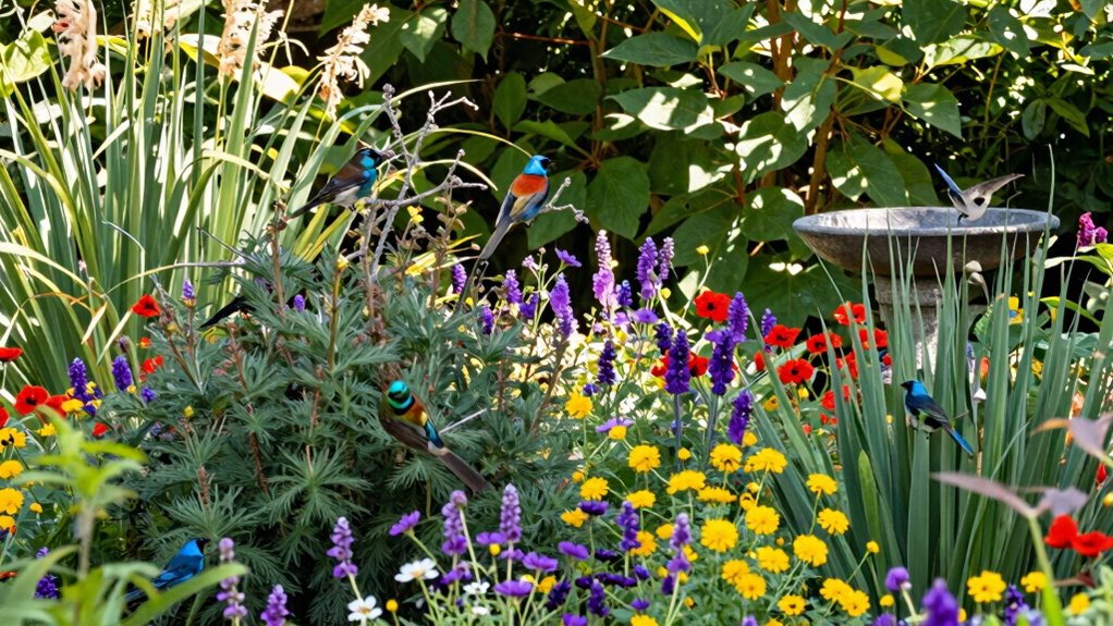 balancing birds and garden health