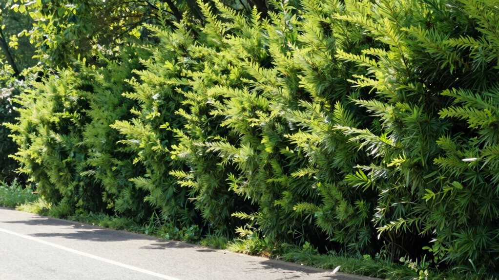 barrier planting for erosion control