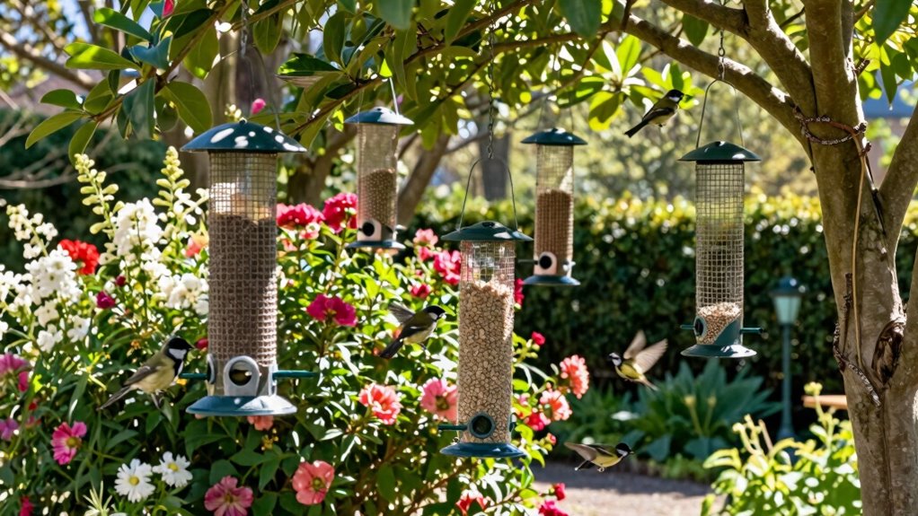 birds gardens feeders impact