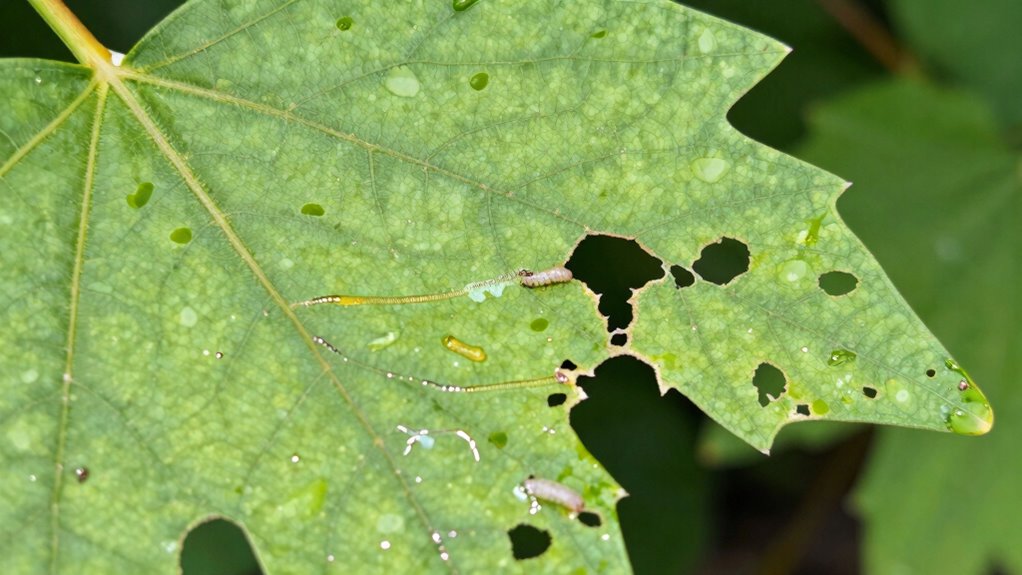 caterpillar vs slug damage