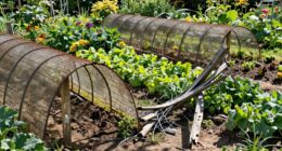 chicken tunnels garden impact