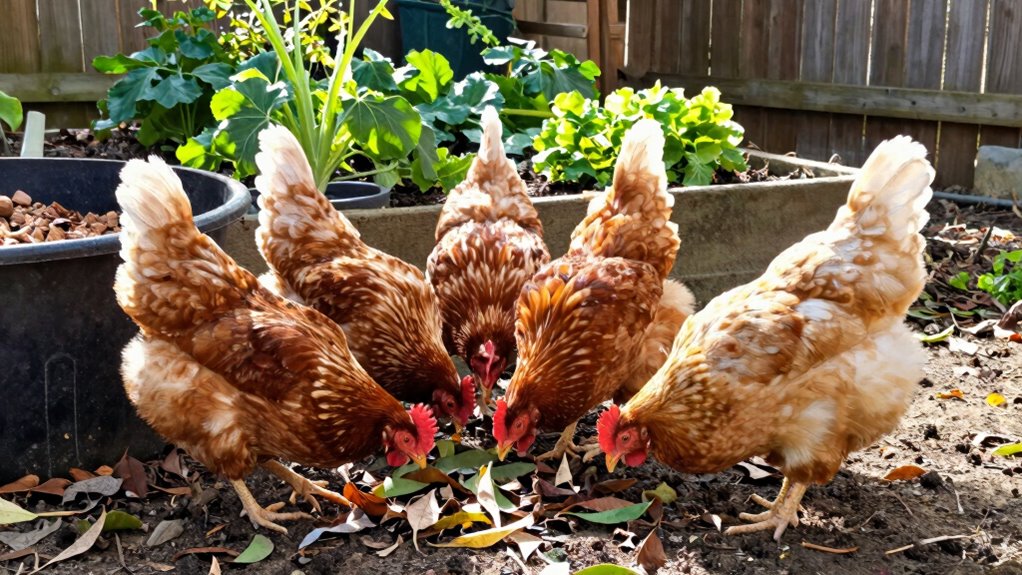 chickens promote natural pest control