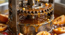 cleaning fruit press residue