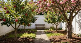 compact orchard with easy access