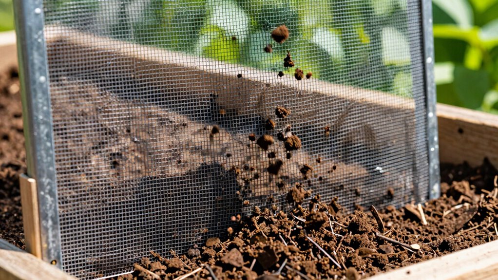 compost screen size determines usage